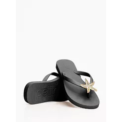 Chinelo Petite Jolie Fresh Preto PJ7813