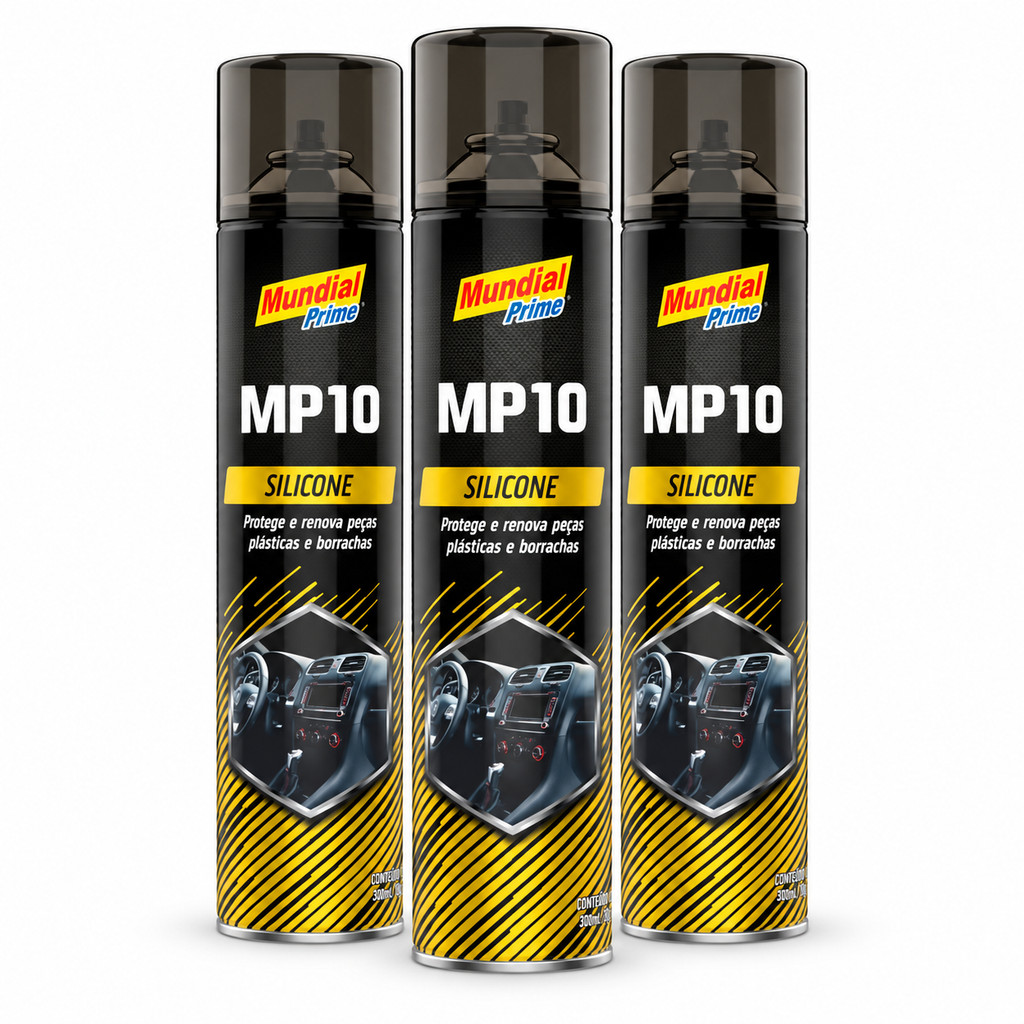 Imagem Kit 3 Silicone MP10 Tutti Frutti 300mL Mundial Prime