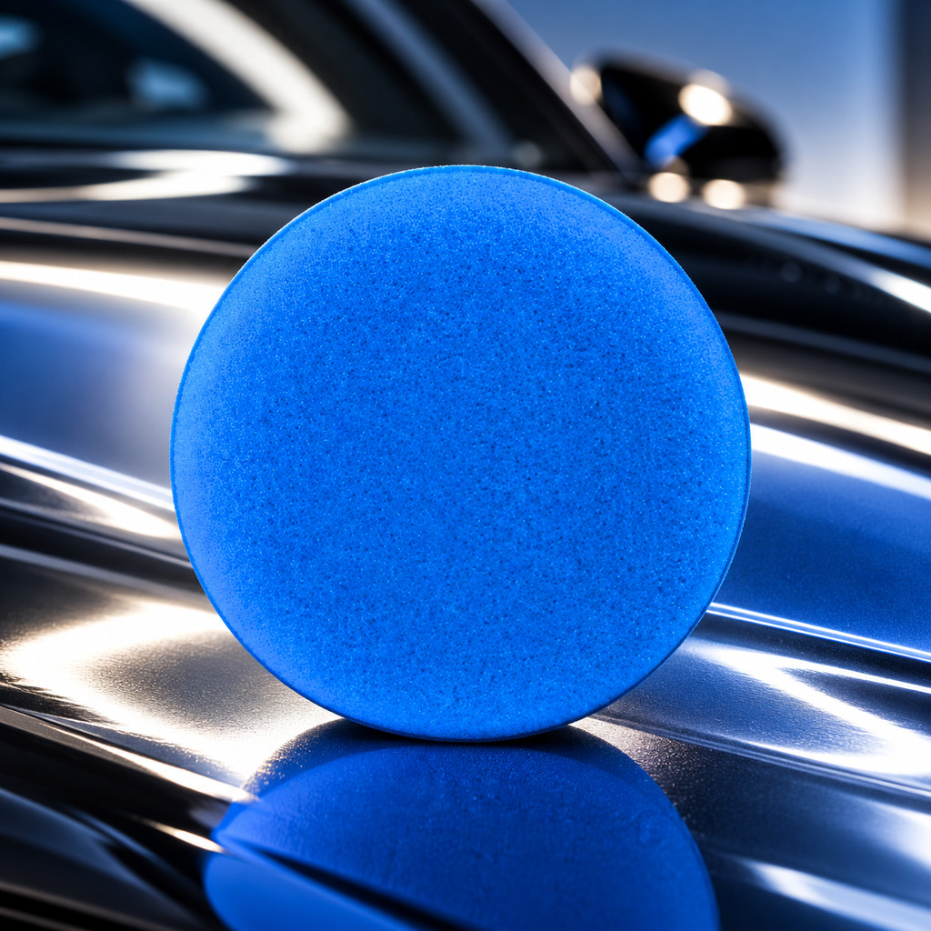 Esponja Espuma Aplicadora De Cera Automotiva Silicone Carro