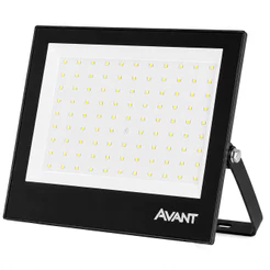 Refletor Led 150w Bivolt Branco Frio 6500k Comércio Avant