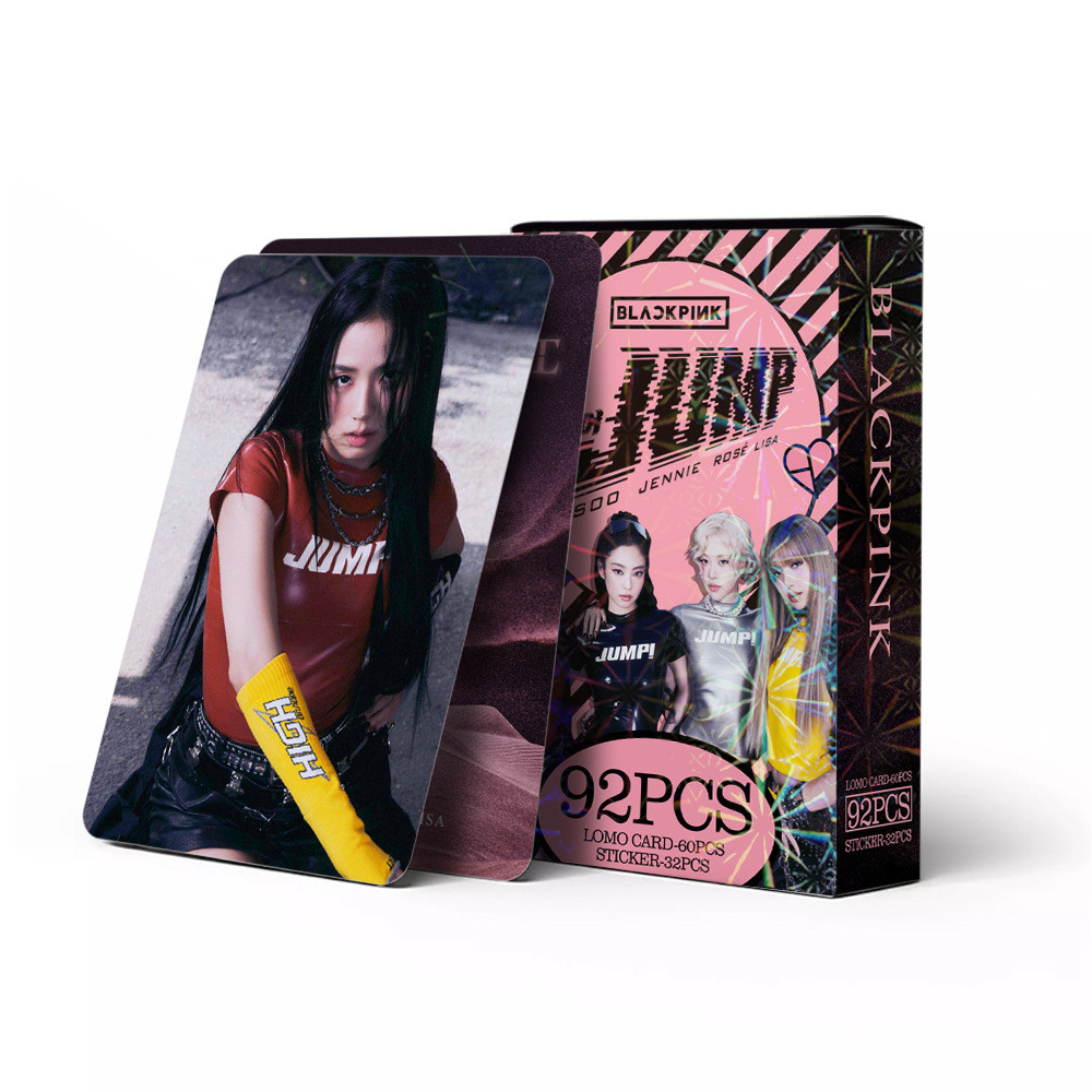 Kpop 92 Unidades/Conjunto Blackpink Jump Lomo Cards Para Coleção De Fãs em Oferta na Shopee