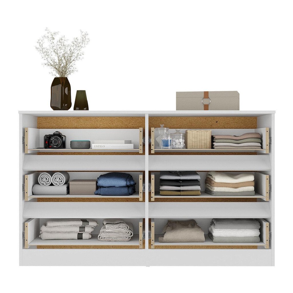 Cômoda 120cm com 6 Gavetas Multimóveis MP4396 – Espaçosa, Moderna e Funcional · foto 2