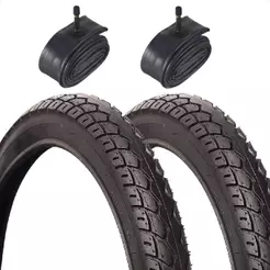 Par Pneu Kenda Aro 24 x 2.125 Bicicleta Bike Eletrica Scooter Sousa Souza Duos Camaras bico grosso