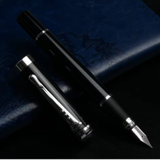 CANETA TINTEIRO PONTA FINA PENA PRETA PREMIUM 0,38MM LUXO em Oferta na Shopee