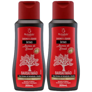 Kit 2un Sabonete Íntimo  Barbatimão 200ml - Bio Instinto em Oferta na Shopee