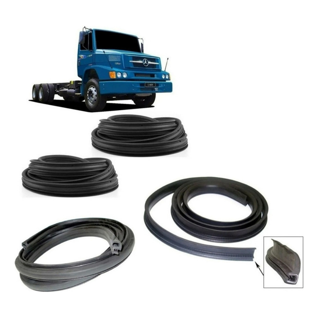 Kit Borrachas Porta + Capo Mb 1620 1622 1632 1634 6886977198