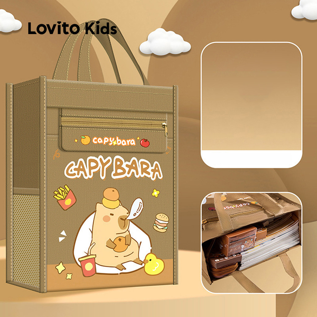 Detalhes do Lovito Refine Bolsa Casual de Ombro Infantil para Bebê e Criança LFA98213