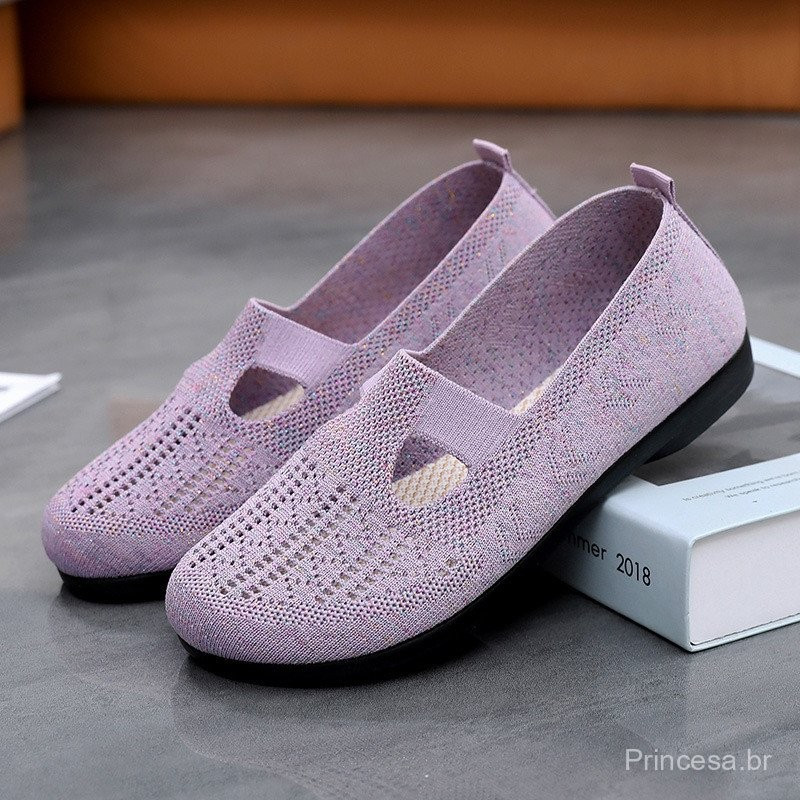 Sandálias Ortopédicas Casuais Macias E Respiráveis , Sapatos Ortopédicos Femininos Para Caminhada , Plataforma