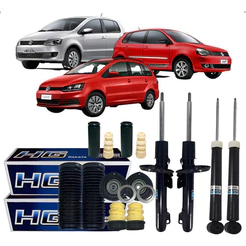 Kit 4 Amortecedor Batente Coxim Polo Fox Spacefox Nakata