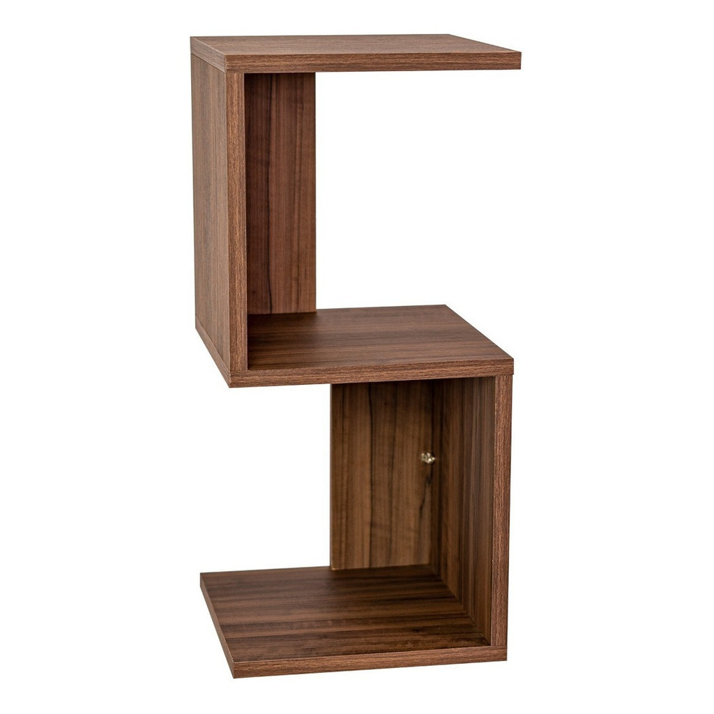 Mesa De Cabeceira Modelo S Mdf Ameixa Negra
