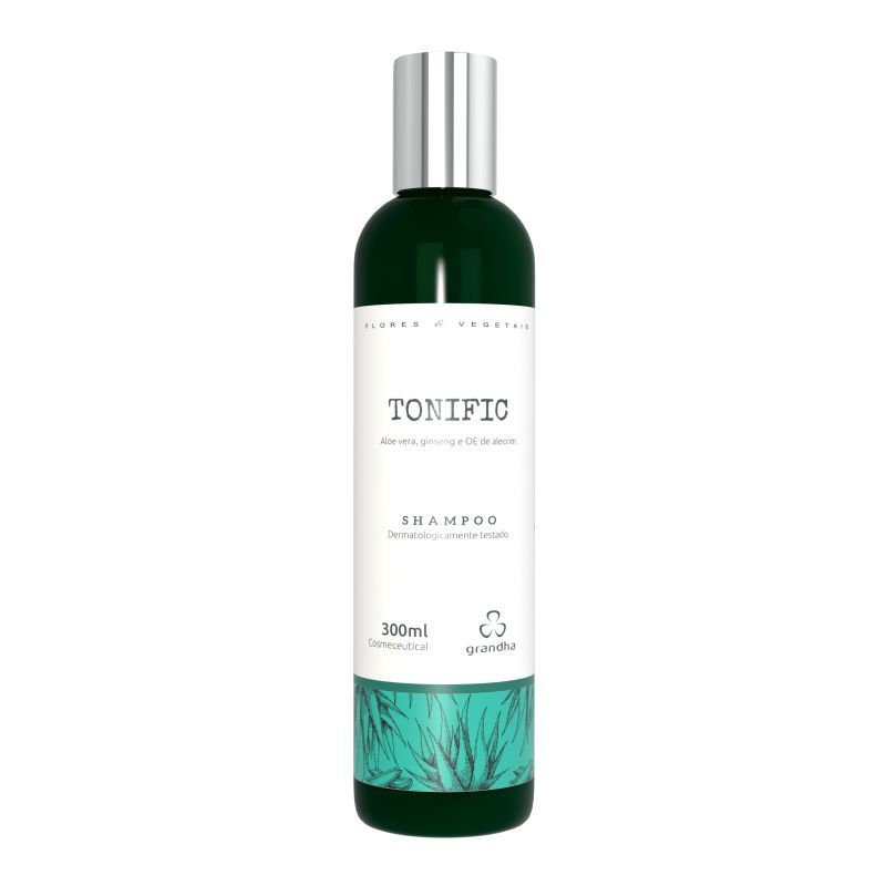 Shampoo Grandha Tonific Aloe Vera Ginseng E Alecrim 300ml Fortalecimento Capilar Antioxidante em Oferta na Shopee