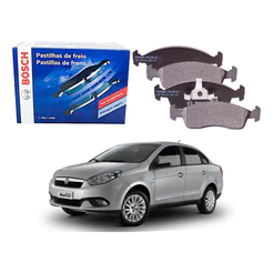Pastilha Freio Dianteira Bosch Grand Siena 1.4 2012 A 2016