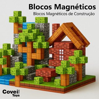 Blocos Magneticos Construção De Montar 96/148/192/296/384 Menino Bloco Construção em Oferta na Shopee
