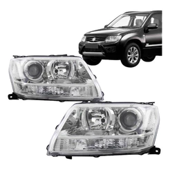 Farol Grand Vitara 2009 2010 2011 2012 Foco Duplo Cromado