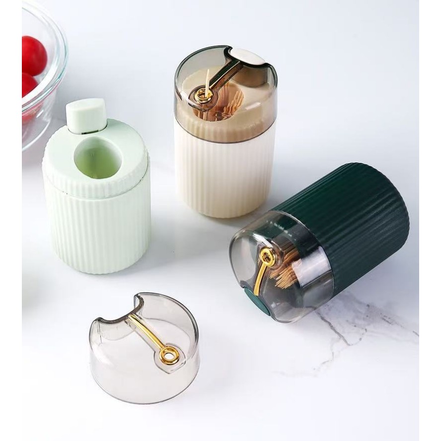 Dispensador Automático de Palitos de Dente Porta Palitos Luxo em Oferta na Shopee