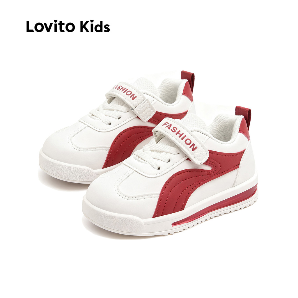 Lovito Kids Tênis Casual Simples para Menina LFA100030 em Oferta na Shopee