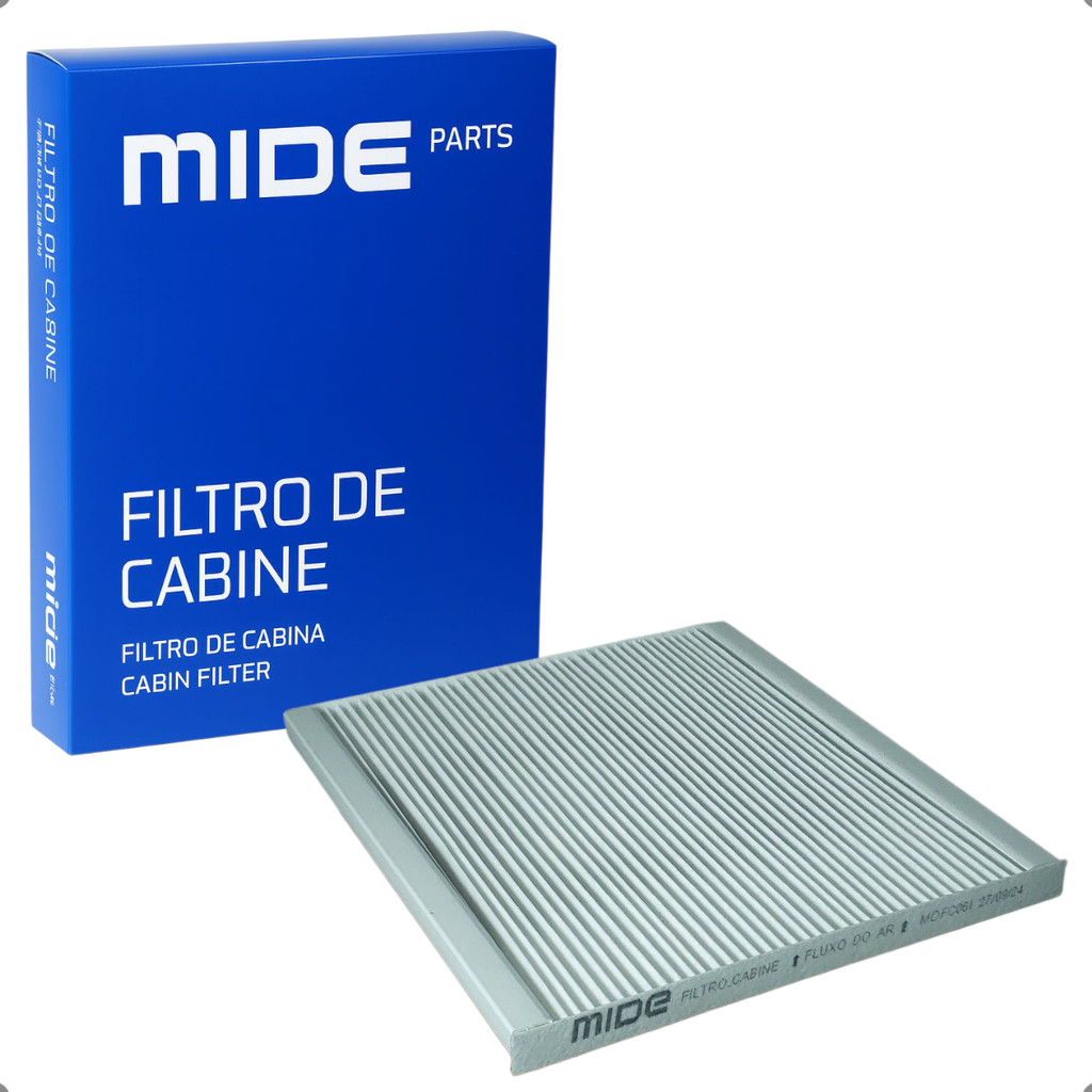 Filtro De Cabine Ar Condicionado Mide Parts Fusion 2.0 2.5 Flex Hybrid Ecoboost 2013 A 2021