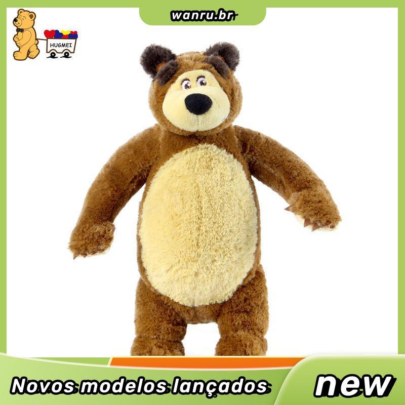 Brinquedos de Pelúcia Masha e o Urso, Bonecos de Desenho Animado, Brinquedos de Conforto, Derivados de Animação, Ornamen
