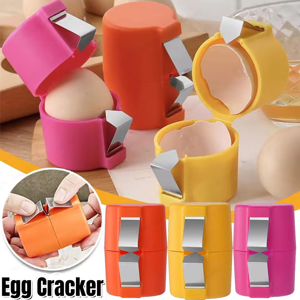Portátil Ovo Topper Escudo Cortador Batedor Cozinha Ferramentas De Cozimento Ovos Máquina ...