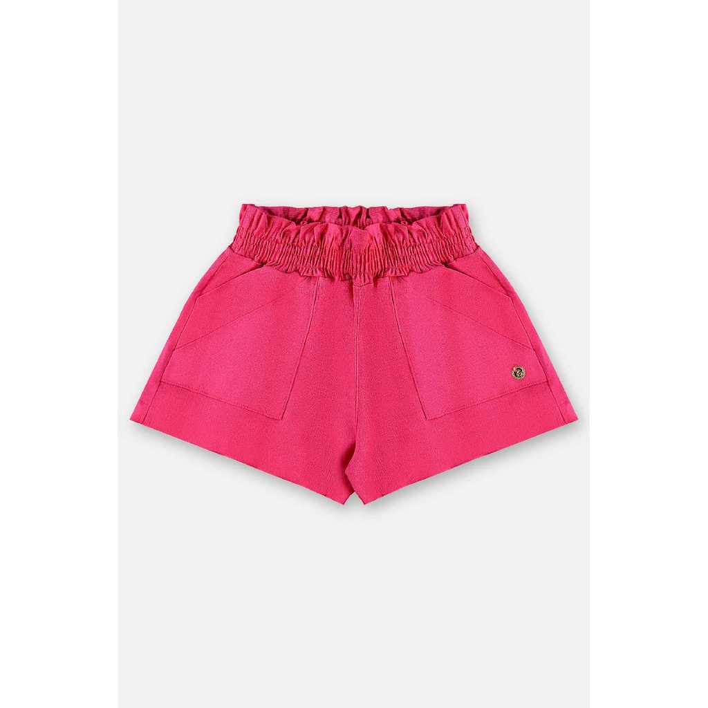Shorts Infantil em Linho com Elastano Up Baby