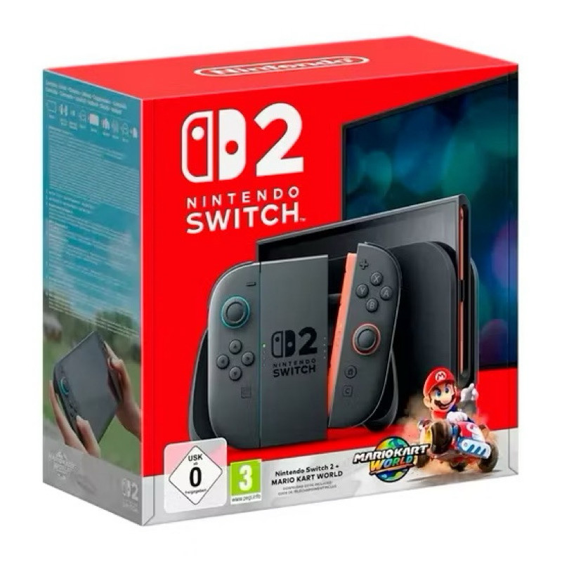 Nintendo switch 2 tela LCD+jogo Mário 256Gb NF e garantia