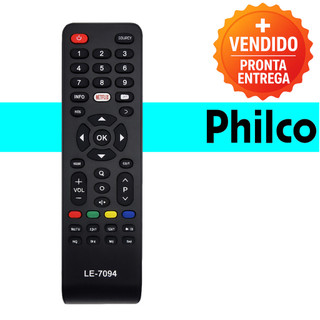 Controle Remoto Substituto Compatível Smart TV Philco Led Lcd Longo Alcance e Pronto para Uso