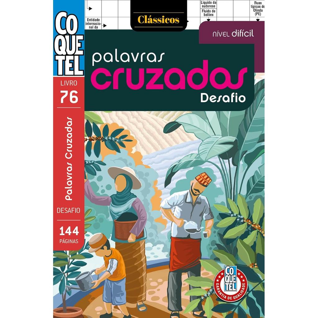 Coquetel | Palavras Cruzadas | Nível Difícil | Livro 76