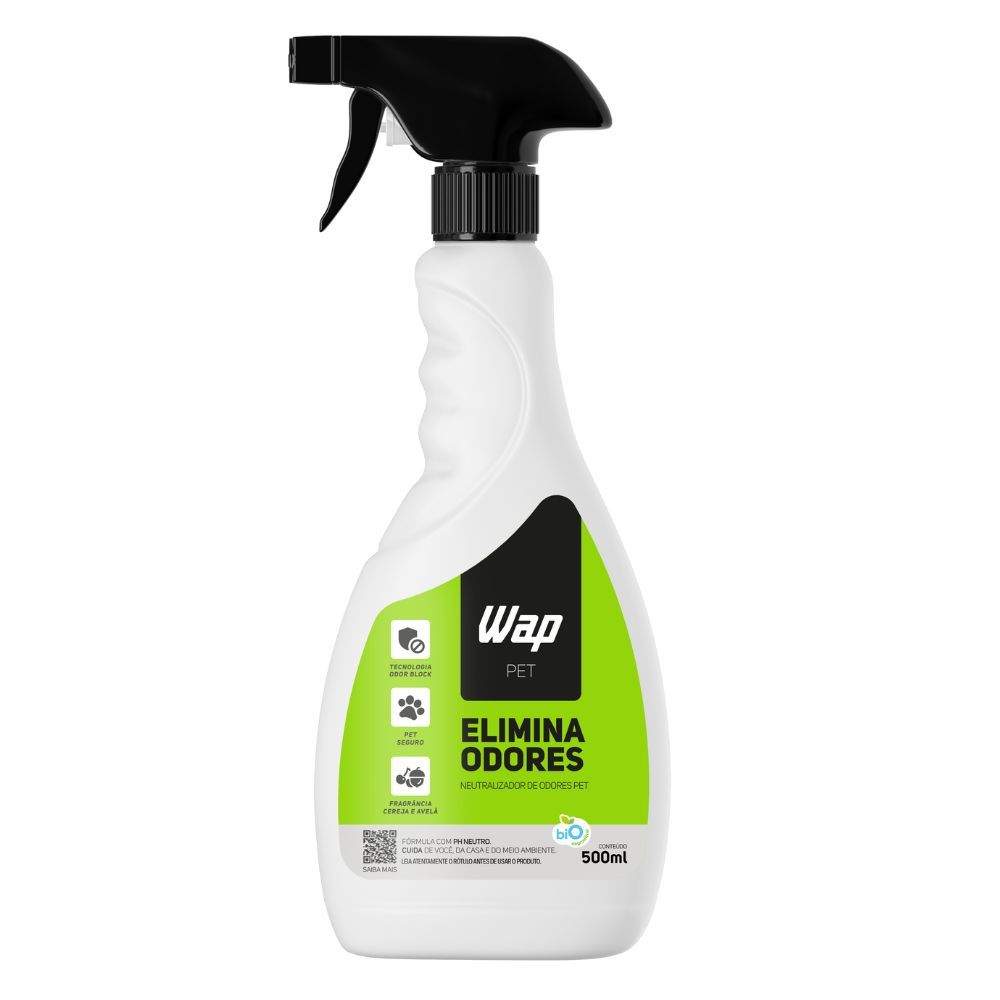 Elimina Odores com Odor Block: Ideal para Pets Limpa e Perfuma com Segurança total 500ml - Wap