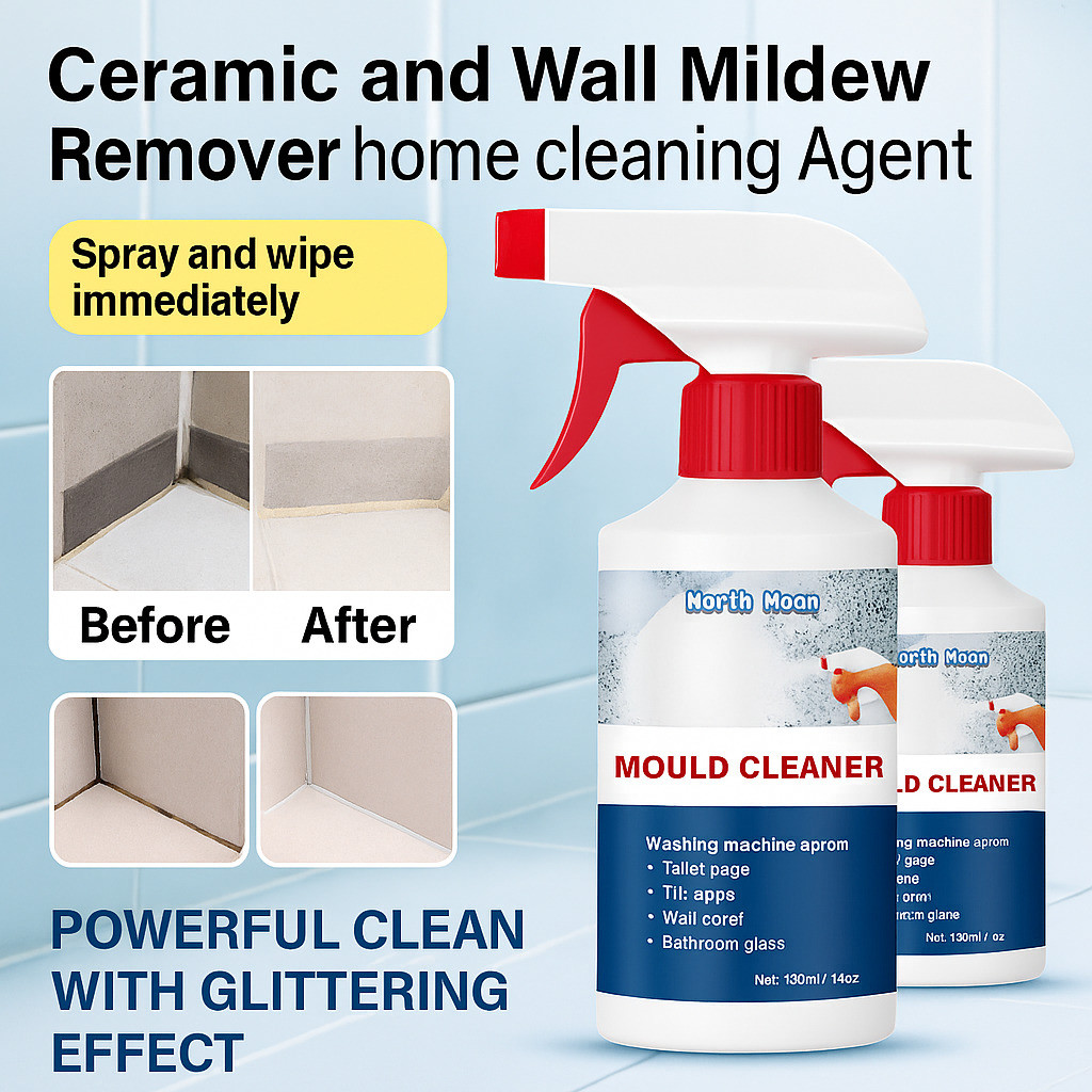 【Desodorização Suave】Mold & Odor Remover North Moon Spray Contra Mofo/Removedor De Mofo Para Paredes/Teto/Silicone