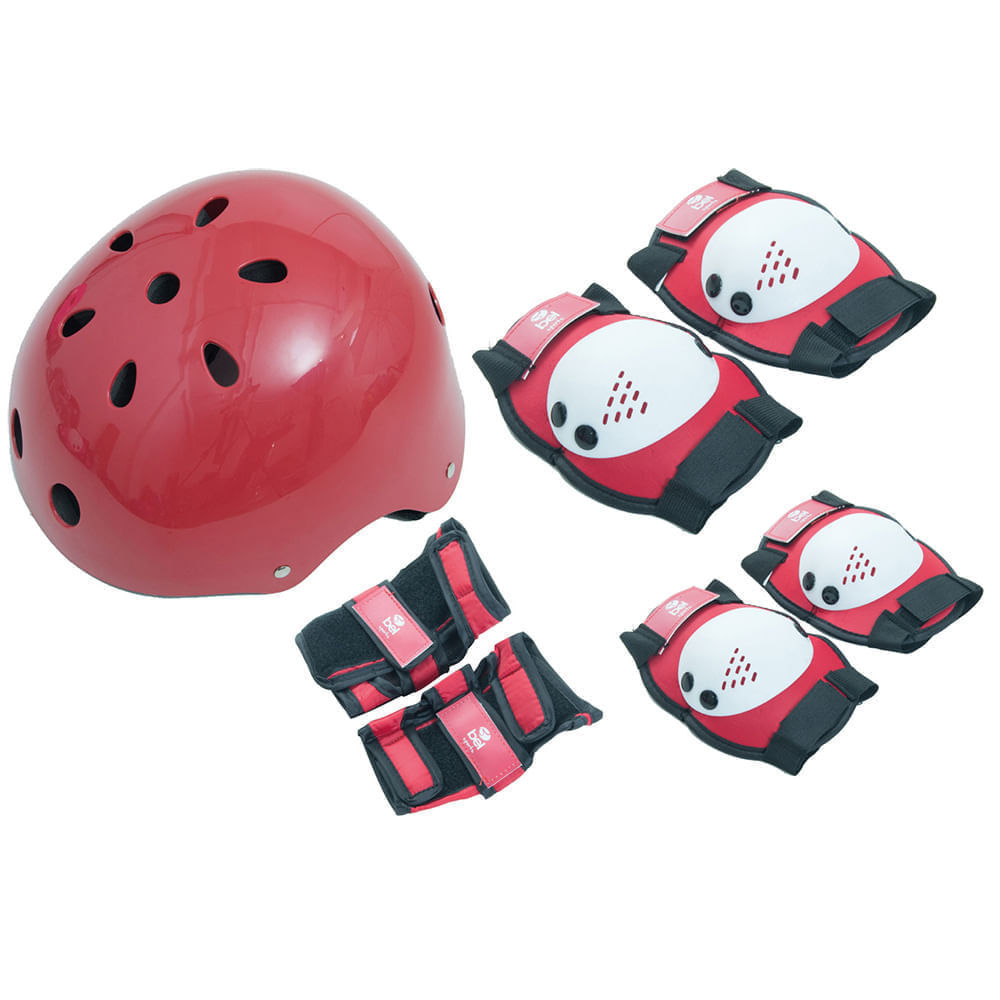 Kit de Proteção Radical Premium Completo (G) Vermelho Bel