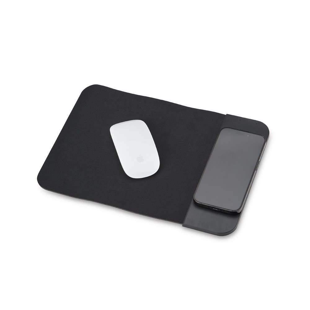 Mouse Pad Carregador Wireless Qi Base para Mouse com Carregamento por Indução