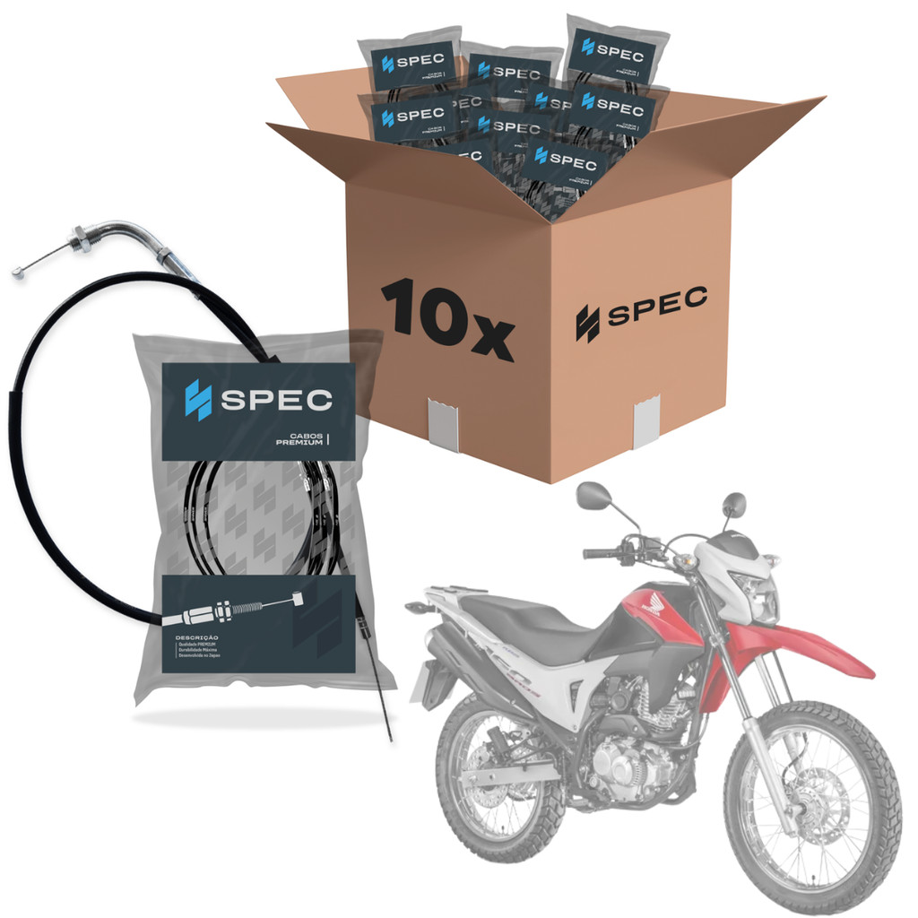 Cabo Acelerador Honda Bros 150 2009 A 2014 Honda Ks Es Ed Spec Atacado 10 Unds — imagem 2 de 2