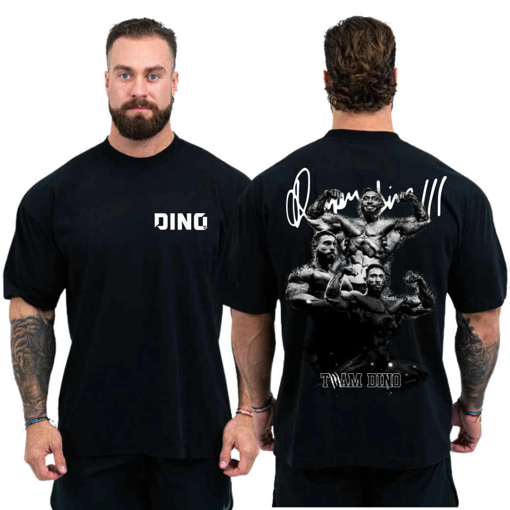 Camiseta Oversized Academia Moda Fitness Estampado Ramon Camisa Lançamento Para Dia a Dia