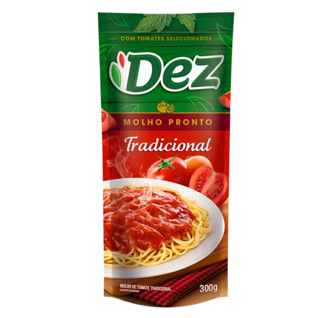 Molho de tomate Tradicional Cremoso Sache 300g — imagem 2 de 2