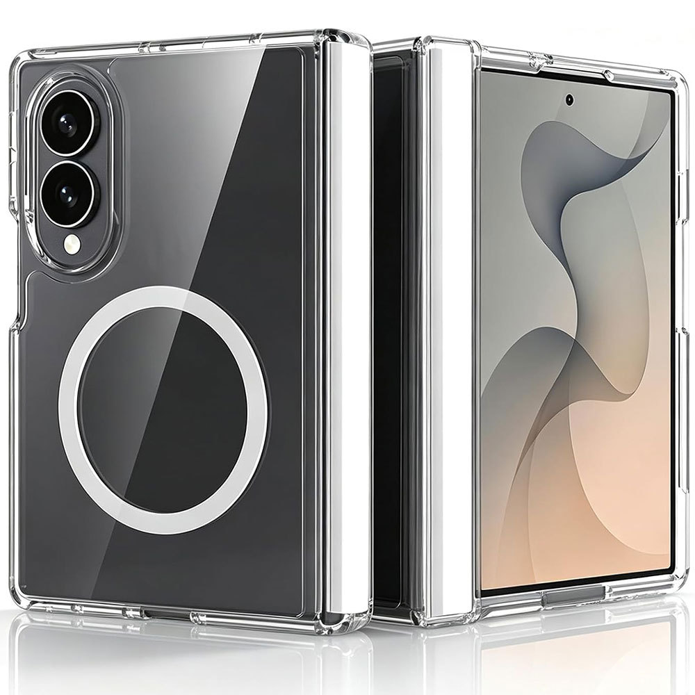 Capa Transparente Magnética Para Samsung Galaxy Z Fold 8 , Ultra 7 Com Proteção