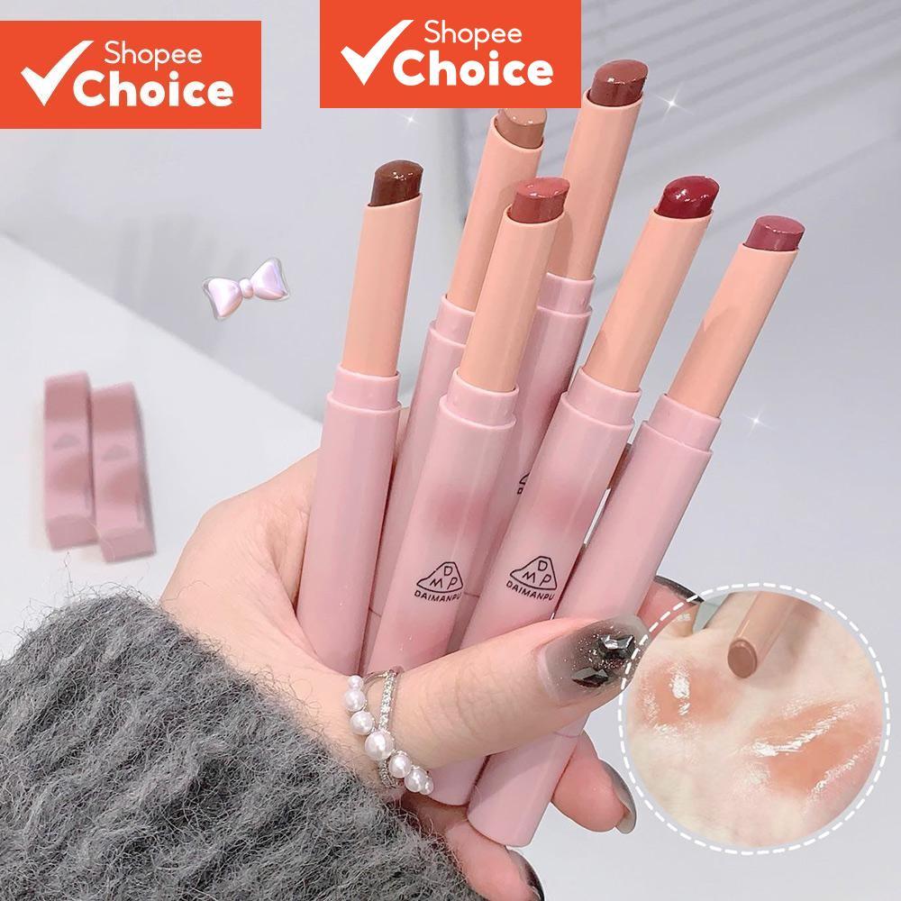 DAIMANPU Batom Gelatinoso Com Efeito Aquoso Bálsamo Labial Hidratante Suave Brilho Adequado Para Viagens