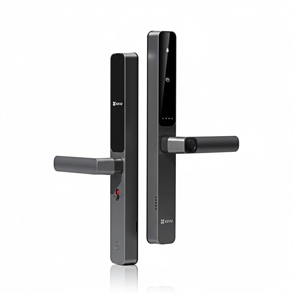 Fechadura Digital Biometria DL06 Ezviz Perfil Estreito IP55