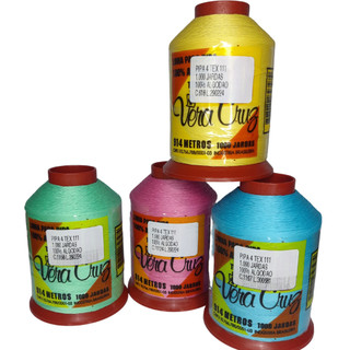 Linha Pipa Vera Cruz Fio 4 - 1000 jardas