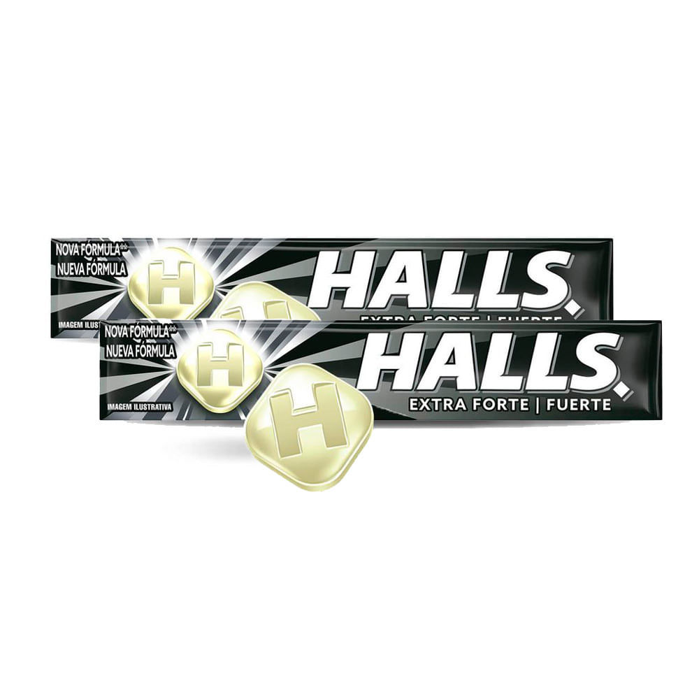 Kit 2 Bala Halls Extra Forte 27,5g