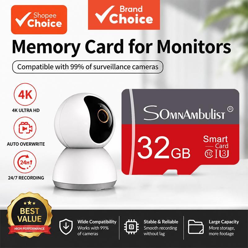 Cartão de memória Micro SD/TF 32 GB, 64 GB, 128 GB, Classe 10, de alta velocidade, compatível com celulares, câmeras