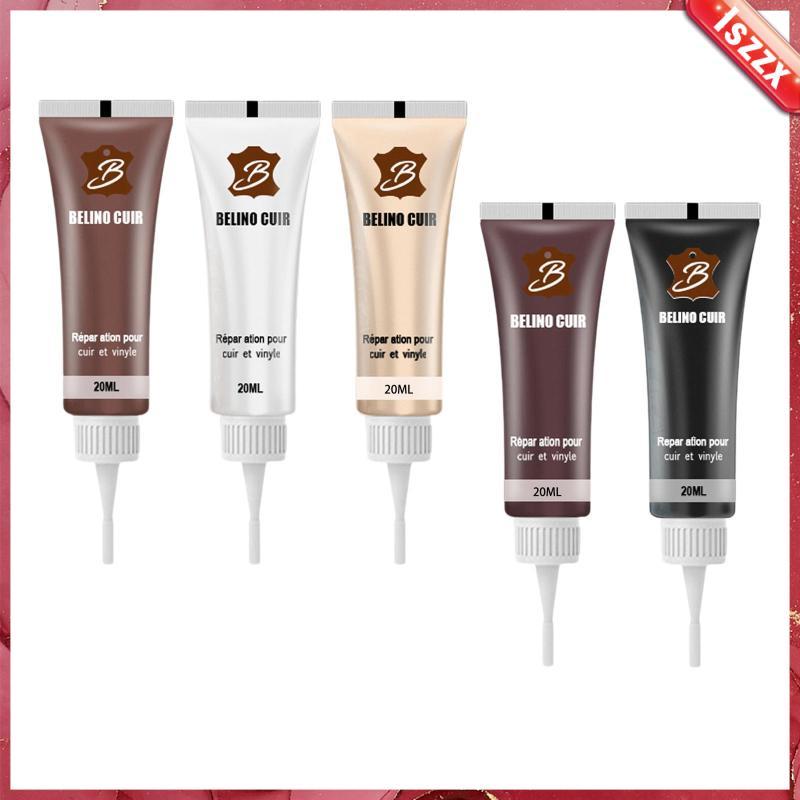 [Lszzx] Creme Para Recoloração De Couro , Restauração Portátil , Fácil De Usar , Tintura Multiuso Bolsa , Sofá , Jaqueta