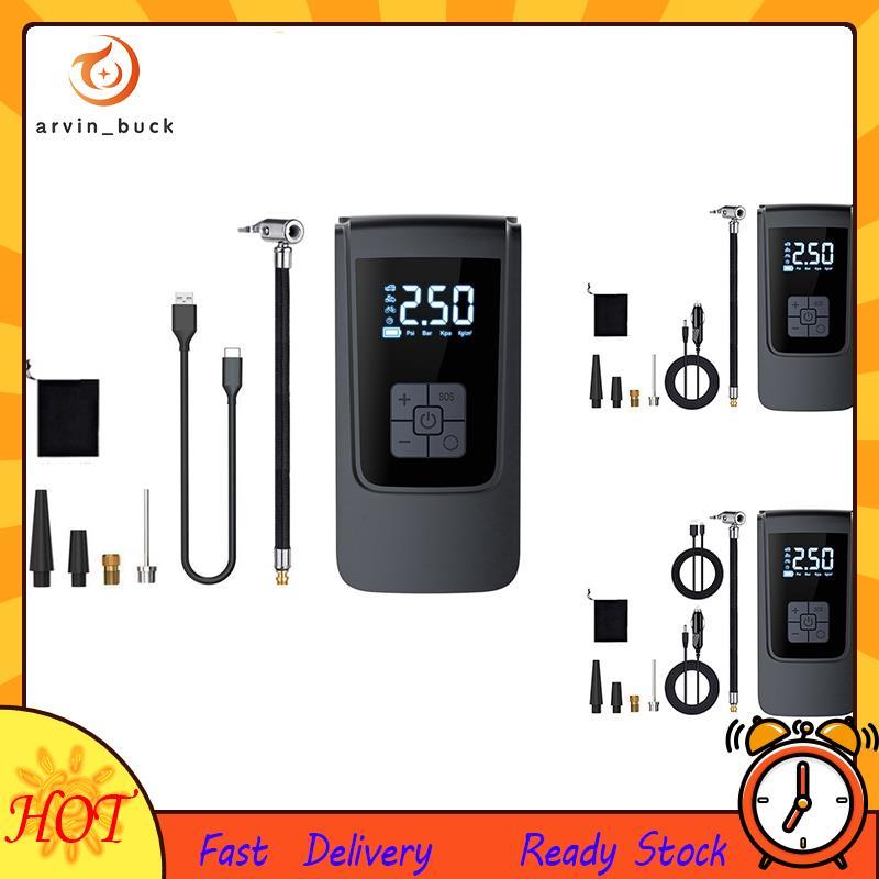 Compressor De Ar Com Display Digital Para Carro , Bicicleta , Pneu , Bomba Inflação Portátil A