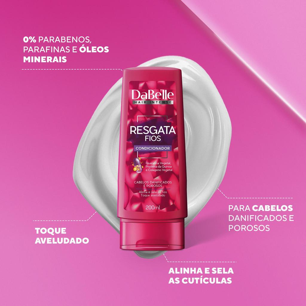 Kit Shampoo e Condicionador Resgata Fios - Dabelle Hair · foto 2