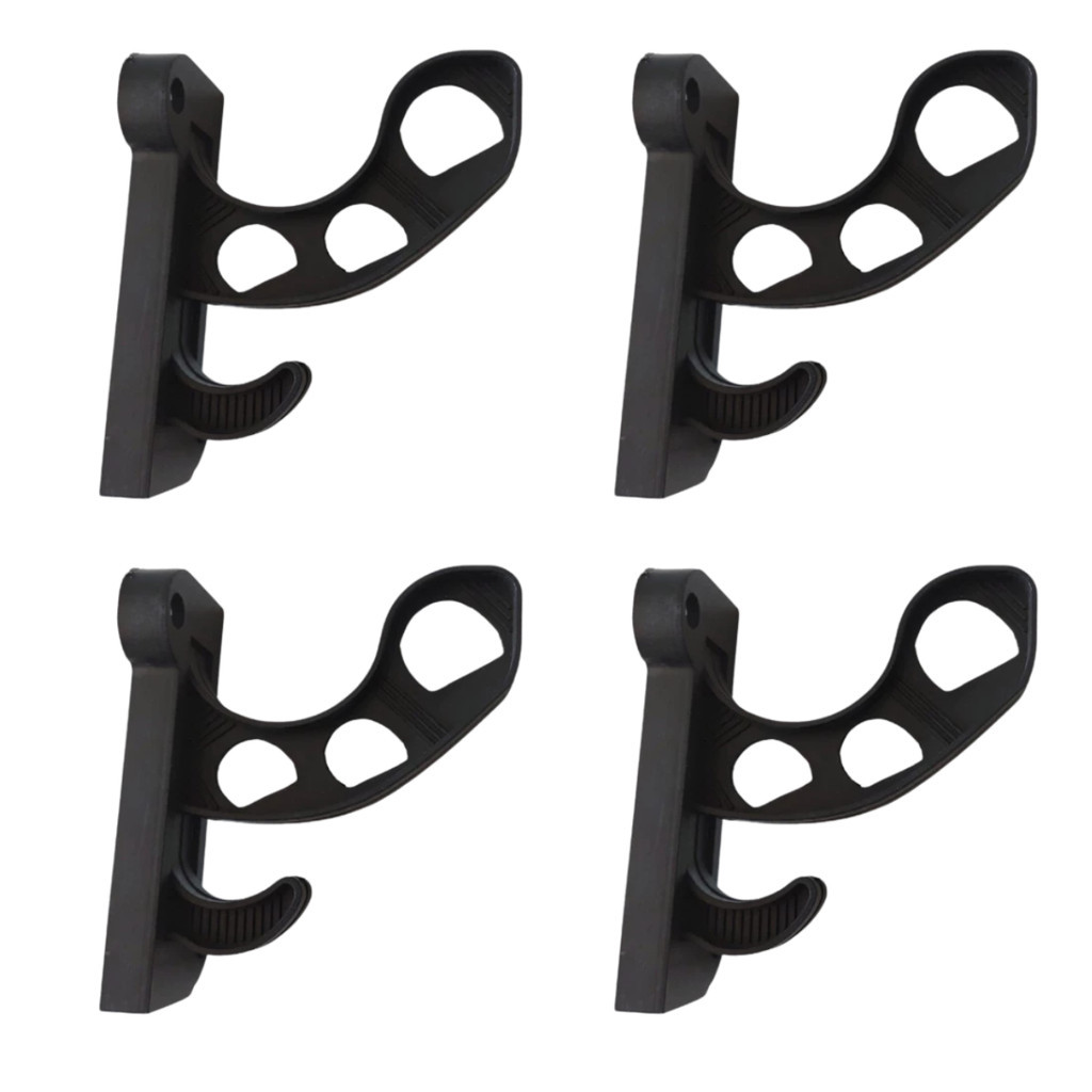 Kit 4 Suportes Organizador de Capacete Montagem na Parede Prático e Seguro