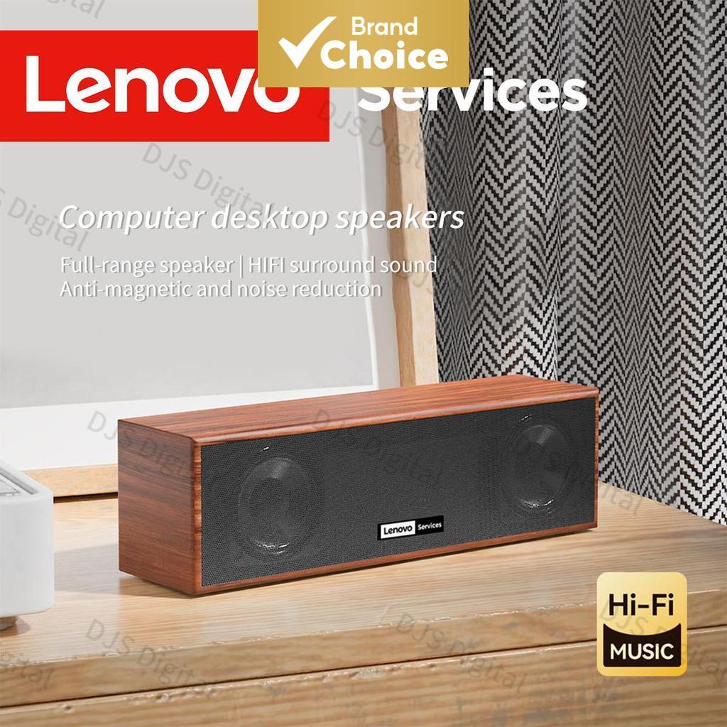 Lenovo C01 Alto-Falantes Portáteis Para Computador De Mesa 360 Som Surround Estéreo Deep Bass Music Box Pro
