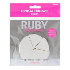 Kit de Esponjas para Base com 6 unidades Charm - Ruby Kisses