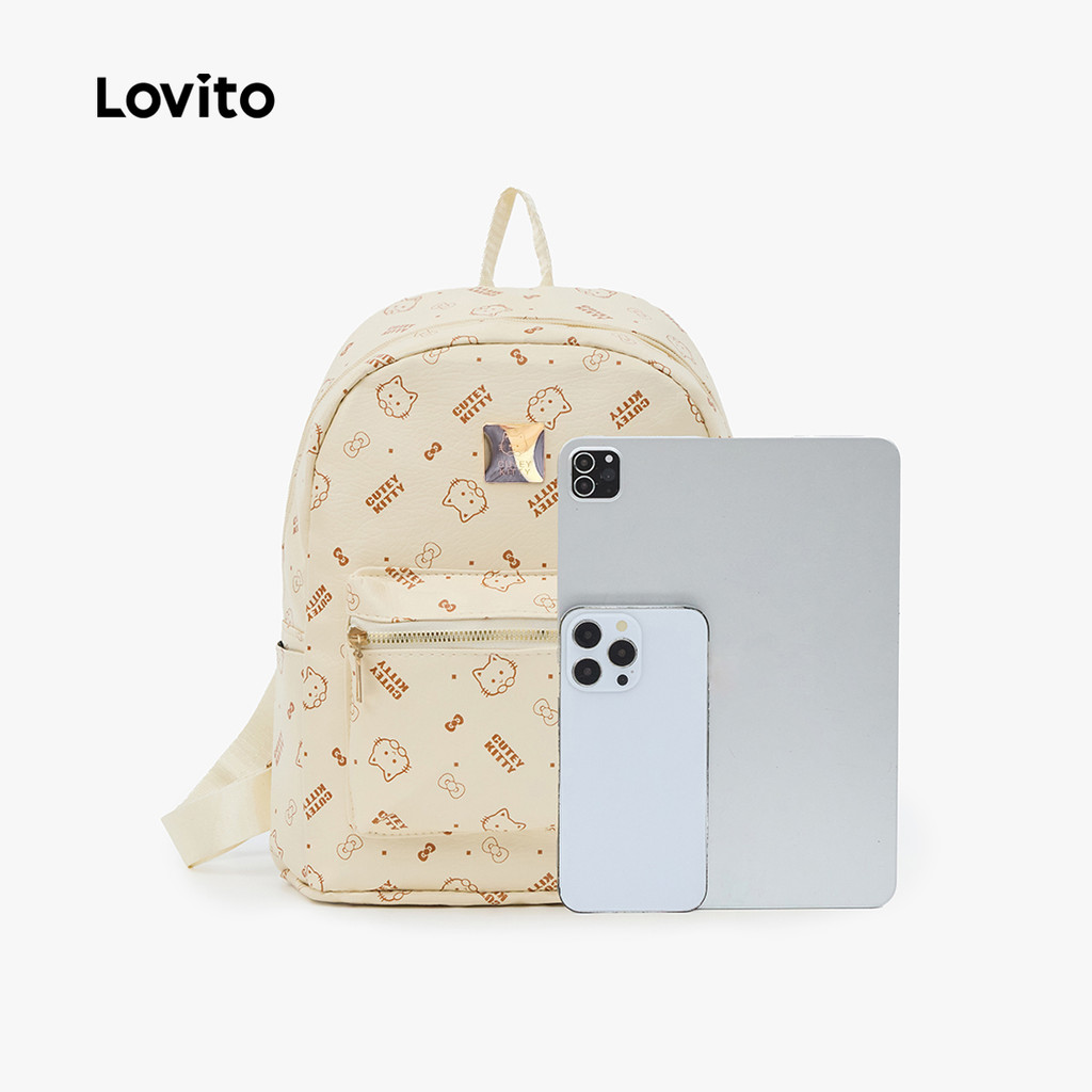 Lovito Mochila Casual Estilo Coreano Para Estudantes Mulheres LFA122026 · foto 2