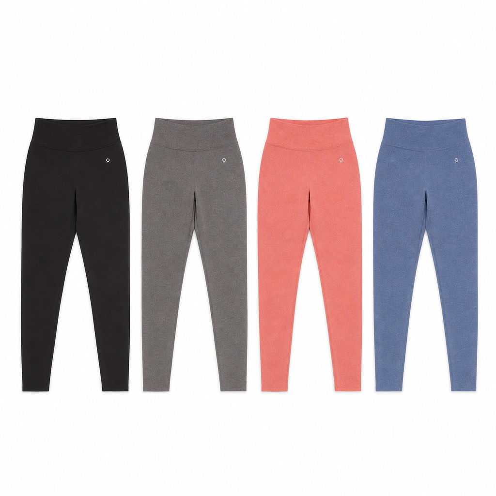 Kit 4 Calcas Legging Fitness Feminina Levanta Bumbum Tecido Grosso Nao Transparente Cos Alto Que Nao Enrola P ao G