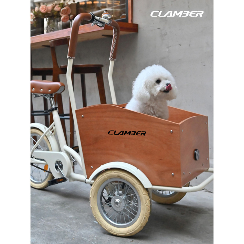 CLAMBER Carrinho para animais de estimação Bicicleta Cachorro Andando Carrinho para animais de estimação Gato Caminhando
