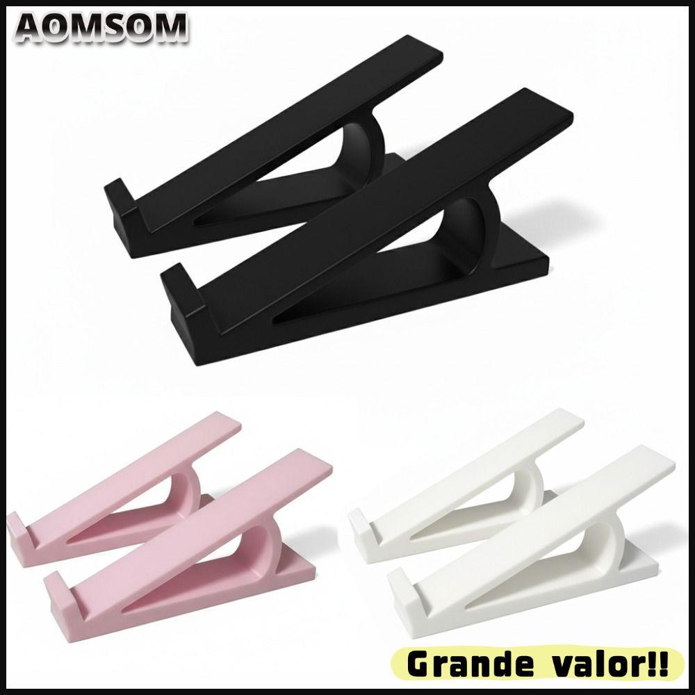 AOMSOMMU 1 Par De Riser De Teclado De Computador , Acessórios De Ângulo Elevado , Suporte , Plástico